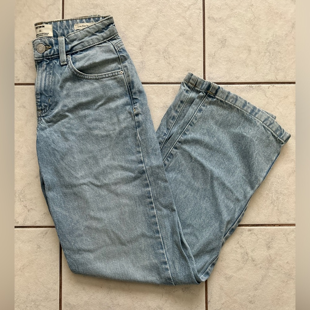 Low Rise Straight Leg Jeans Cotton On